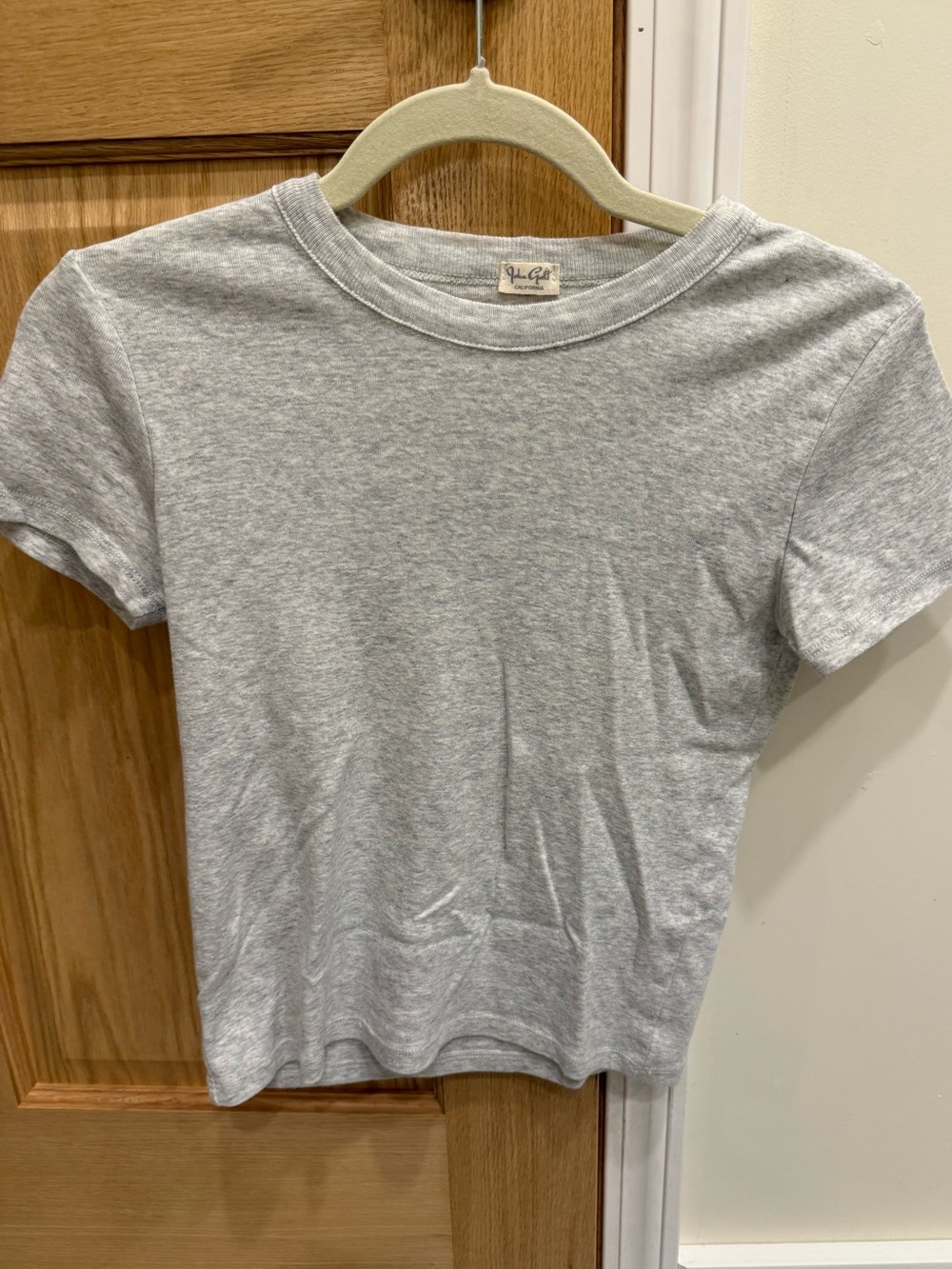Brandy Melville/John Galt Light Heather Grey Tee